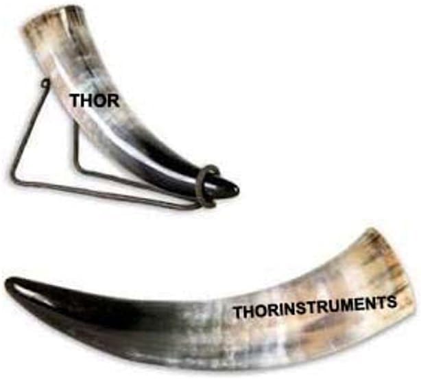 THOR INSTRUMENTS Viking Drinking Horn with stand Authentic Medieval Inspired Mug Rustic Vintage Home Decor Gifts - Image 3