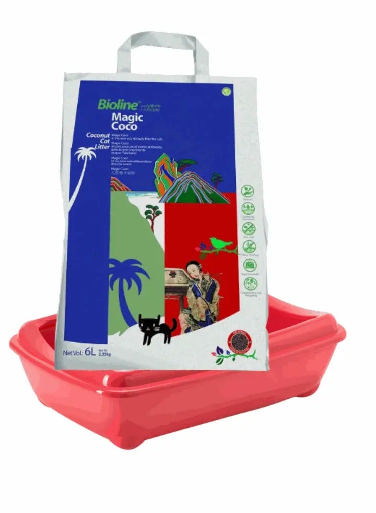 Bioline Magic Coco Coconut Cat Litter 6L - Image 4