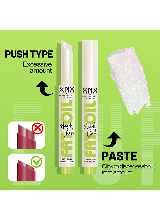 أكس أن أكس - مرطب الشفاه اللامع Fat Oil Slick Click ، تركيبة خفيفة الوزن قابلة للبناء ، ملمع شفاه مرطب غير لزج يدوم طويلا - Image 1
