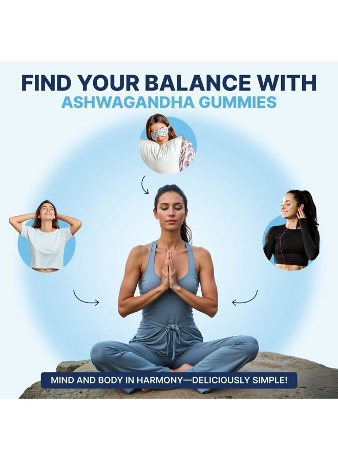 True Sea Moss Irish Sea Moss Gummies with Burdock Root & Bladderwrack - Vegan Seamoss Supplement for Women, Men & Kids, Non-GMO, 60 Sea Moss Gummies (60 Gummies, Ashwagandha) - Image 4