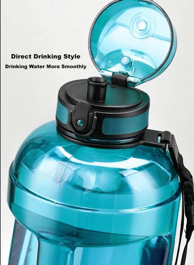 أوسبايس زجاجة مياه 2300 مل زجاجة شرب رياضية كبيرة سعة 2.3 لتر كبيرة الحجم 2300 مل زجاجة مياه كبيرة الحجم 2.3 لتر للسفر في الصالة الرياضية - Image 5
