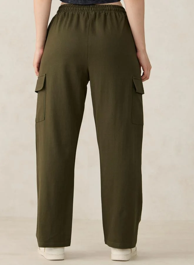 أوجيدر جوغر بأرجل واسعة مع جيوب كارجو