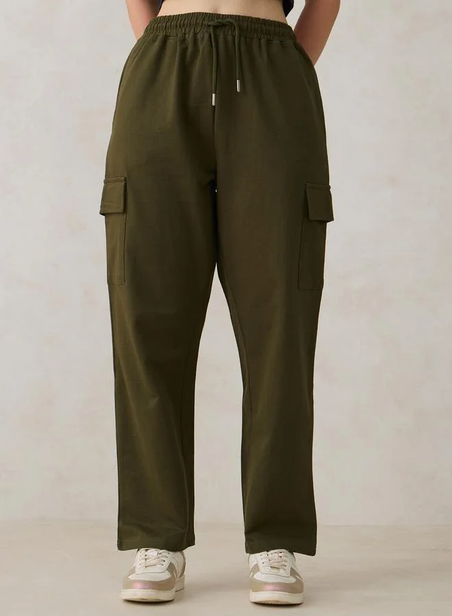 أوجيدر جوغر بأرجل واسعة مع جيوب كارجو