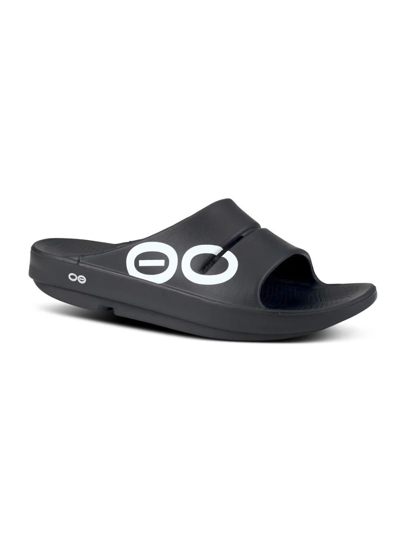 أوفوس UNISEX OOAHH SPORTS FLEX SLIDE SANDALS GRAPHITE