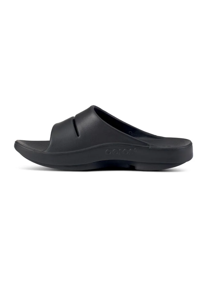 OOFOS UNISEX OOAHH SPORTS FLEX SLIDE SANDALS GRAPHITE