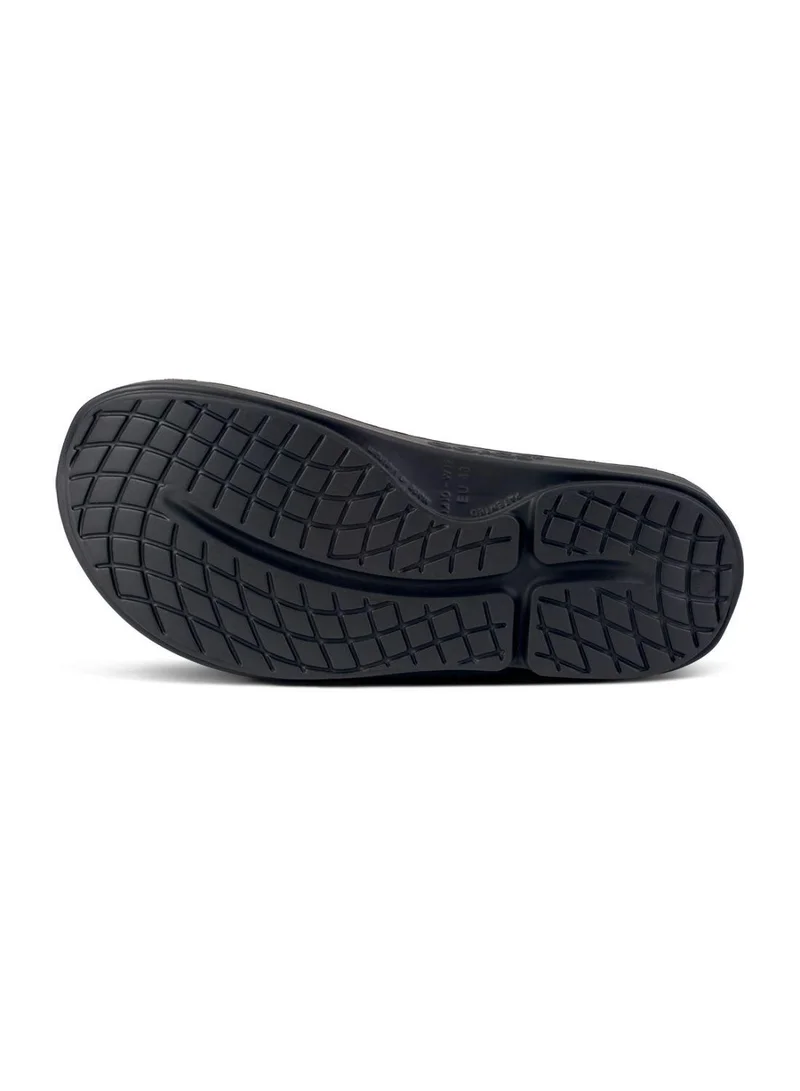 OOFOS UNISEX OOAHH SPORTS FLEX SLIDE SANDALS GRAPHITE