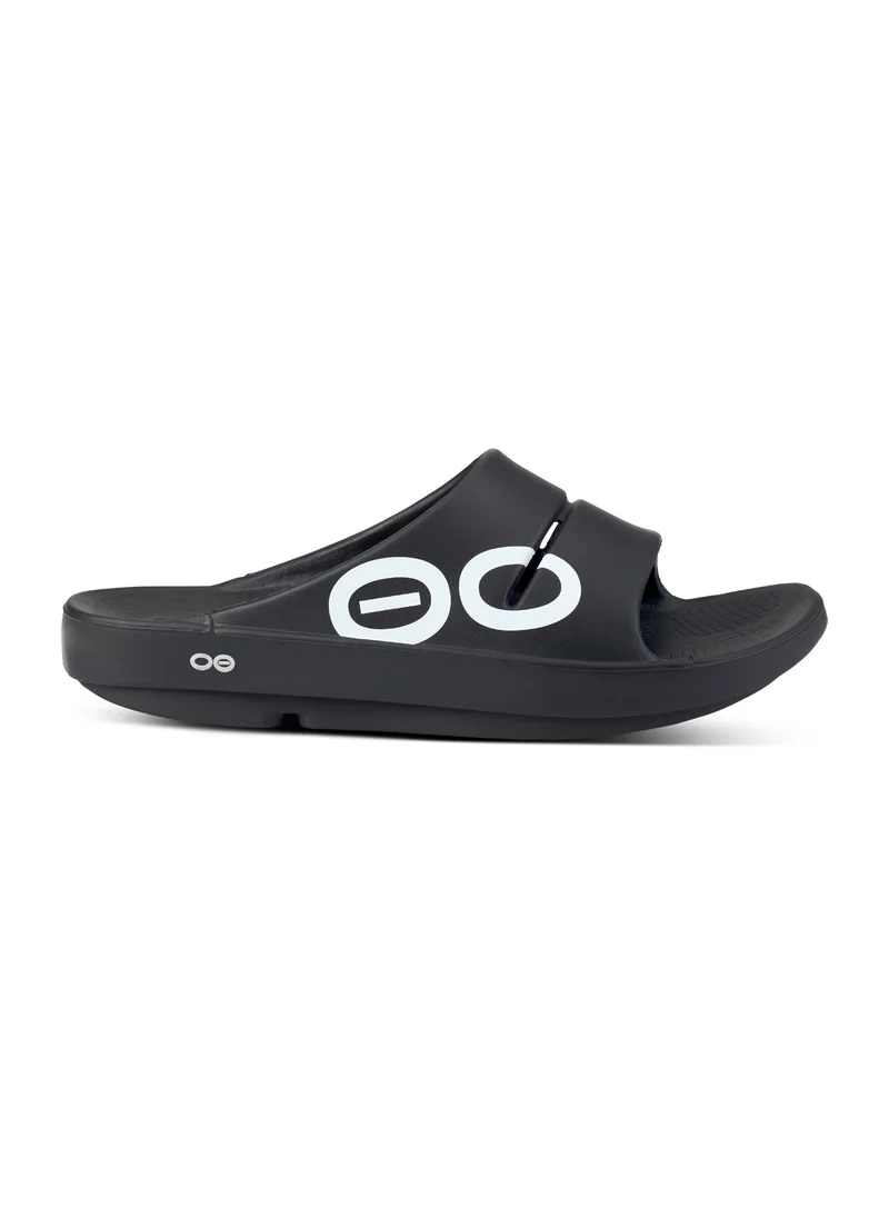 أوفوس UNISEX OOAHH SPORTS FLEX SLIDE SANDALS GRAPHITE