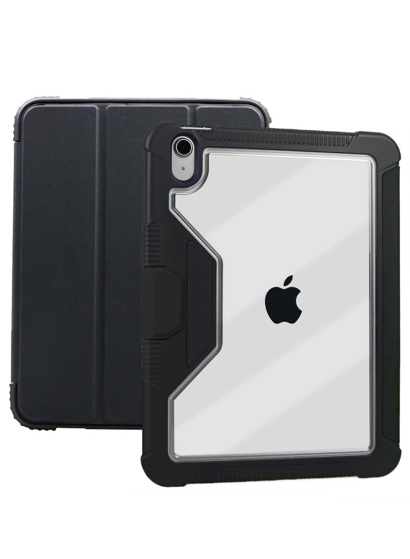 for iPad A16 11th Generation Case 11 Inch 2025, for iPad Case 11th Gen with Clear Back Shell, Trifold Stand Protective Cover with Pencil Holder, Auto Sleep/Wake - Image 1