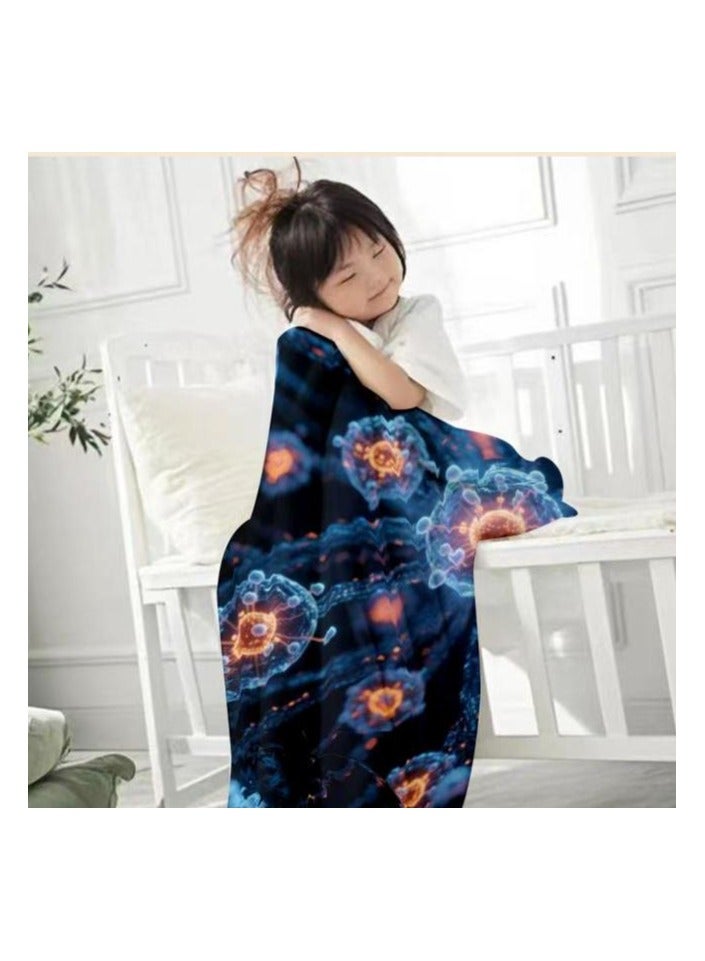 general Flannel thin blanket (warm and comfortable, suitable for sleep, gaming, dust removal and sandproof) 150cm*200cm - 815 - Image 4