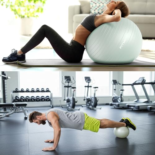 FITMIND Yoga Ball set-65cm&25cm(Green) - Image 4