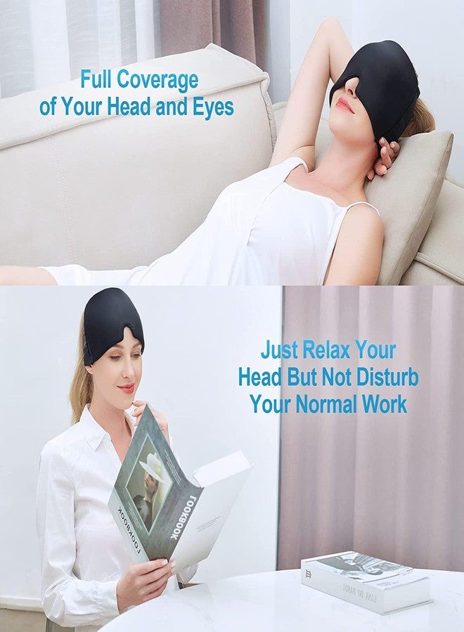 ZPCCOT Migraine Relief Cap Quick Relief From Sinus Pressure, Tension, Headache & Stress, Soothes Puffy Eyes | Compressed Headache Cold Therapy | 360° Full Coverage | Reusable, Stretchable, Easy to Wear ( MULTI COLOR ) - Image 2
