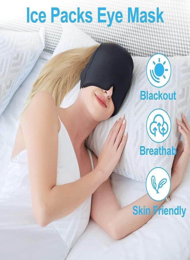 ZPCCOT Migraine Relief Cap Quick Relief From Sinus Pressure, Tension, Headache & Stress, Soothes Puffy Eyes | Compressed Headache Cold Therapy | 360° Full Coverage | Reusable, Stretchable, Easy to Wear ( MULTI COLOR ) - Image 4