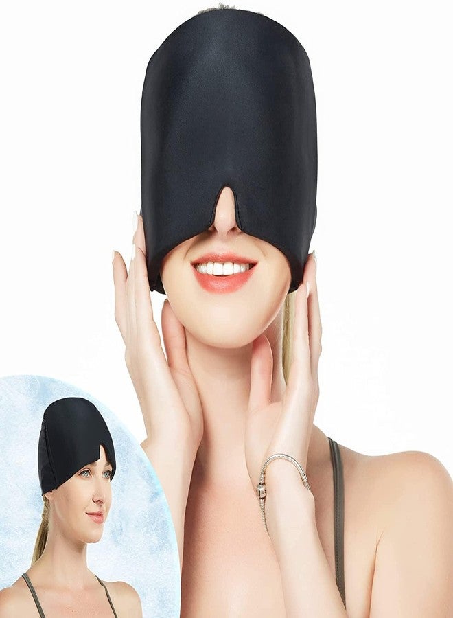 ZPCCOT Migraine Relief Cap Quick Relief From Sinus Pressure, Tension, Headache & Stress, Soothes Puffy Eyes | Compressed Headache Cold Therapy | 360° Full Coverage | Reusable, Stretchable, Easy to Wear ( MULTI COLOR ) - Image 1