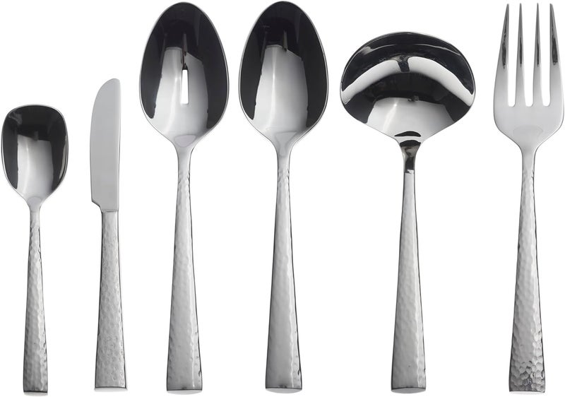 Oneida Cabria 6 Piece Fine Flatware Serve Set 115 LB Metallic