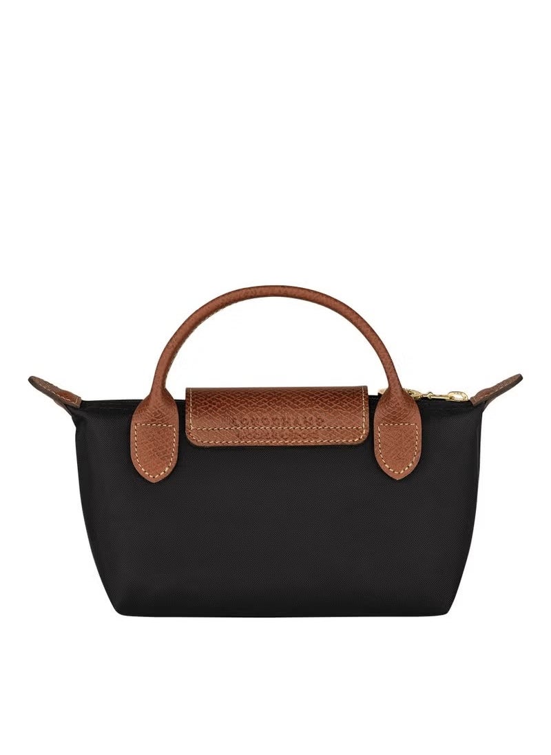 Longchamp - Longchamp Women's Classic Fashion Versatile Mini Makeup Bag, Handbag, Shoulder Bag, Handheld Small Bag Black - Image 1