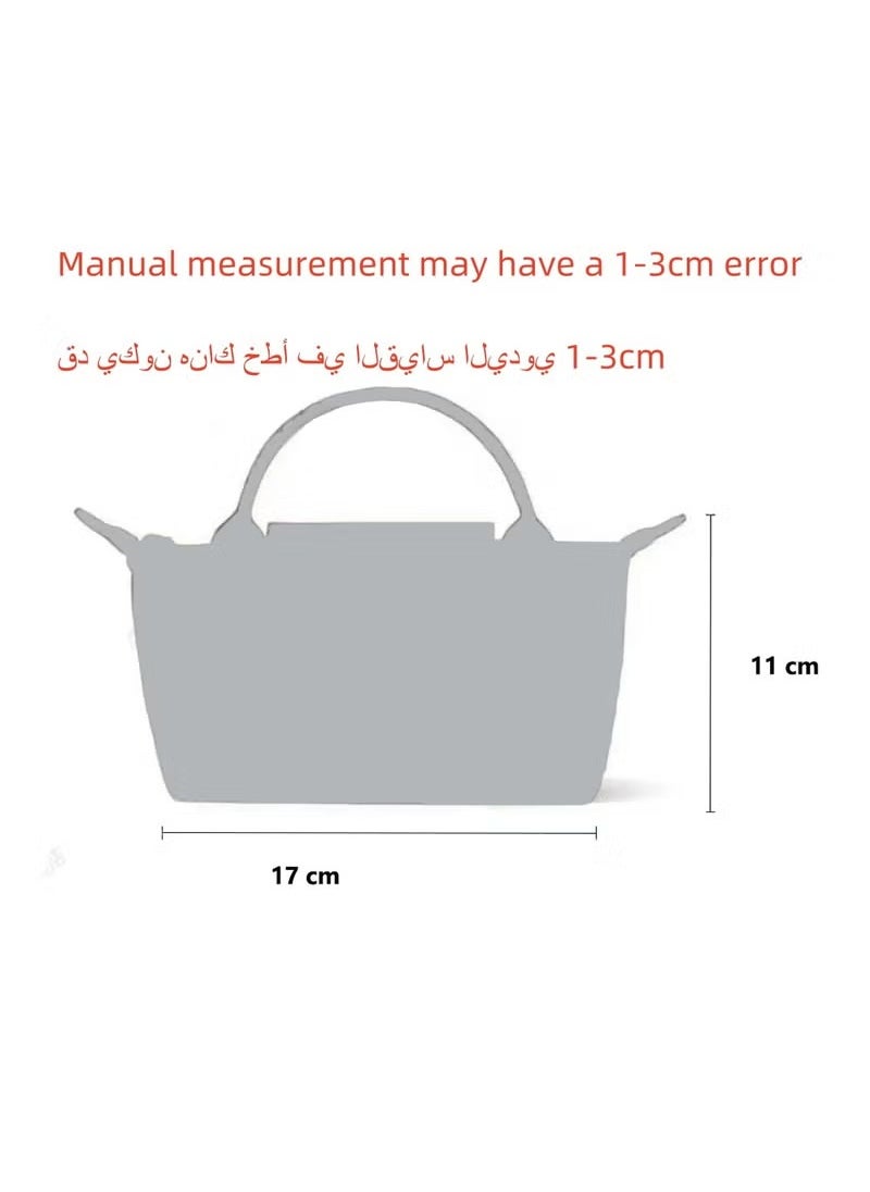 Longchamp - Longchamp Women's Classic Fashion Versatile Mini Makeup Bag, Handbag, Shoulder Bag, Handheld Small Bag Black - Image 1