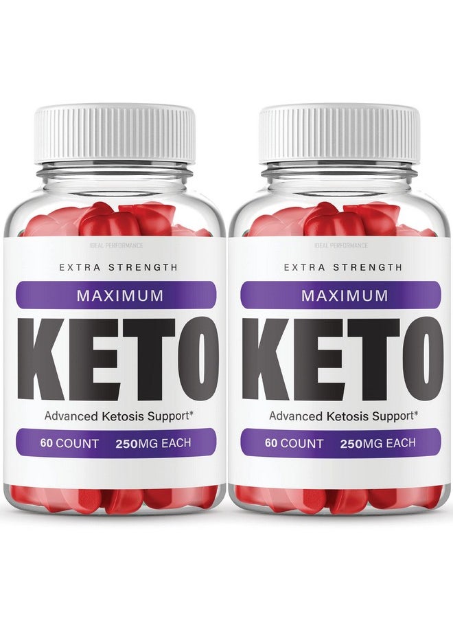 IDEAL PERFORMANCE - (2 Pack) Maximum Keto Gummies Max Strength Formula (120 Gummies) - Image 1