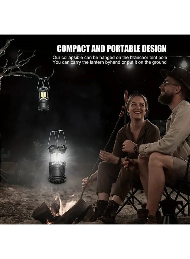 2 Pack Super Bright LED Camping Lantern Portable Collapsible Emergency Light - Image 5