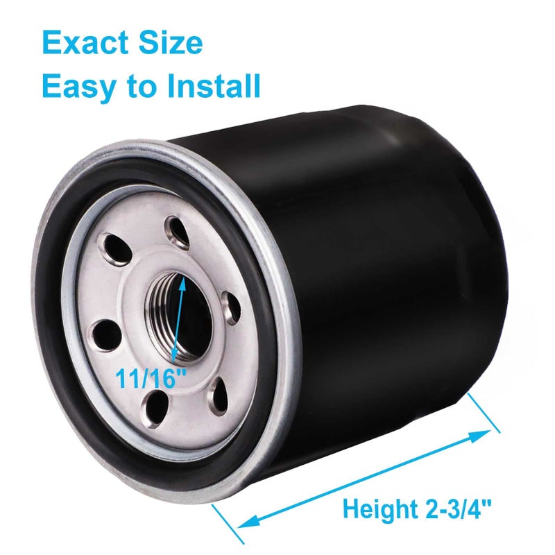 HEYZLASS 2 Pack 136-7848 Oil Filter for Toro V-Twin Engine Timecutter Zero Turn Mower, Perfect Replace 127-9222 120-4276 Oil Filter - Image 4