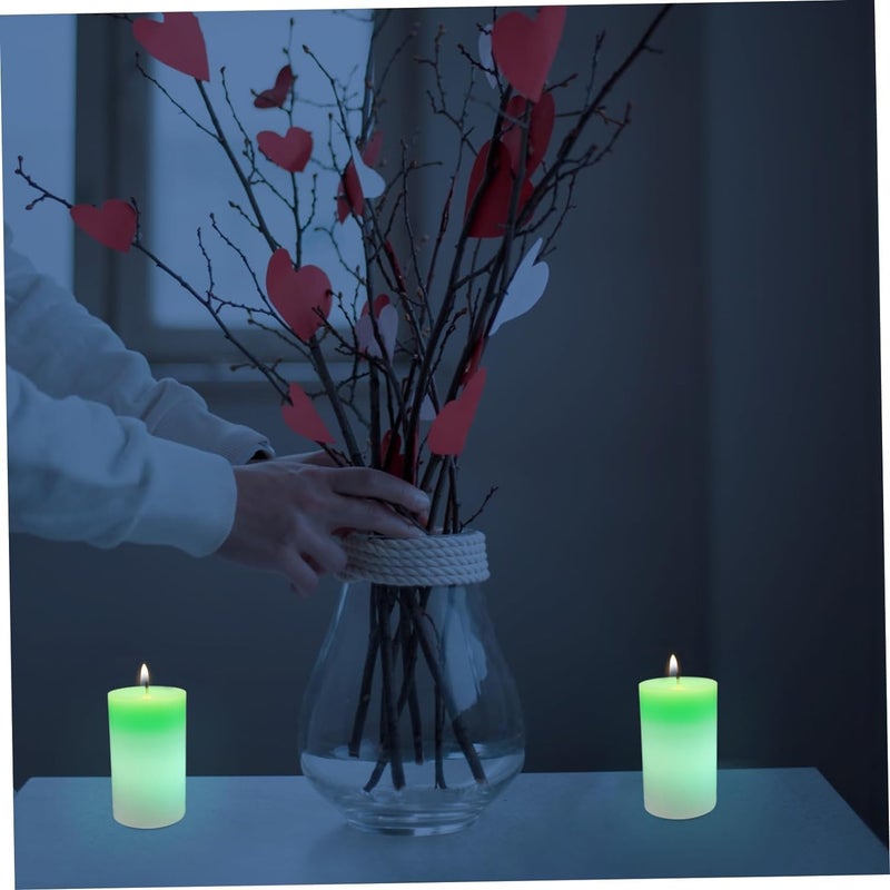 Zerolex Magic 7 Color Changing Wax Candle LED Light Colorful Lamp for Home Lighting Flameless Flickering Candle 1 Pack - Image 5