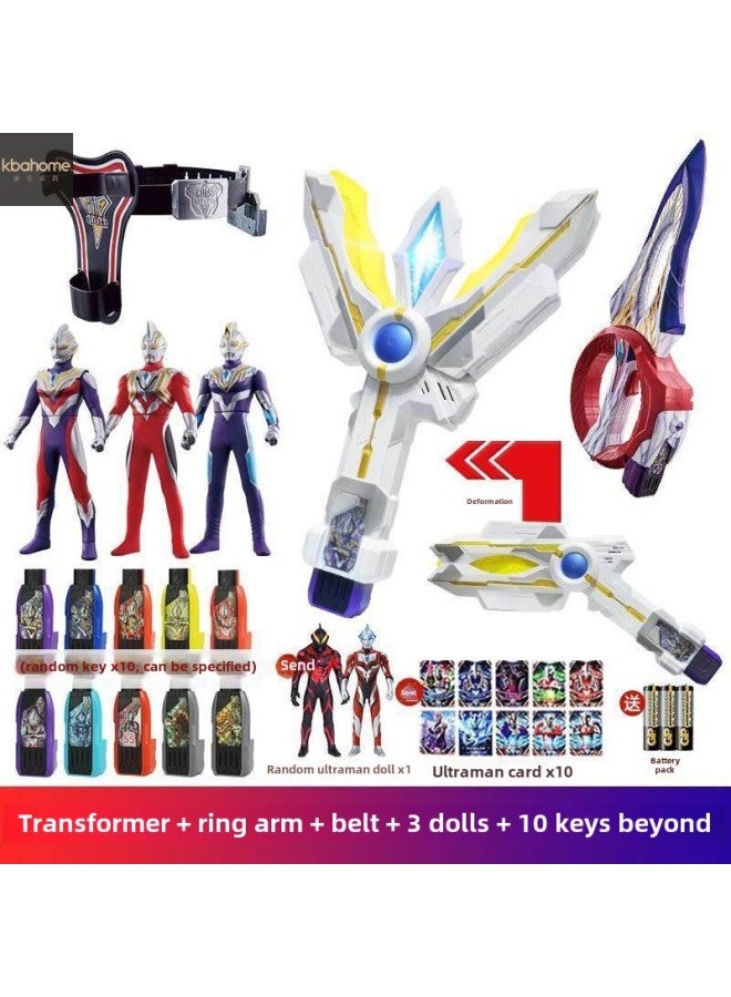 Telly Frame Treca Kligata Case Gat Plus Stunt Plus Altman Transformer Mini Edition-Color:Small Gift Box Transformer + 10 Keys + Belt + 3 Dolls + Ring Comes With 1 Piano Card  - Image 1