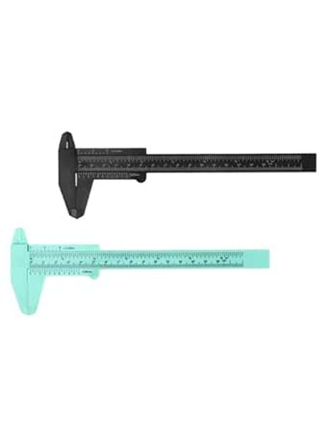 150mm Plastic Sliding Caliper Dual Scale 0 5mm Precision Measuring Tool Industrial Scientific - Image 1
