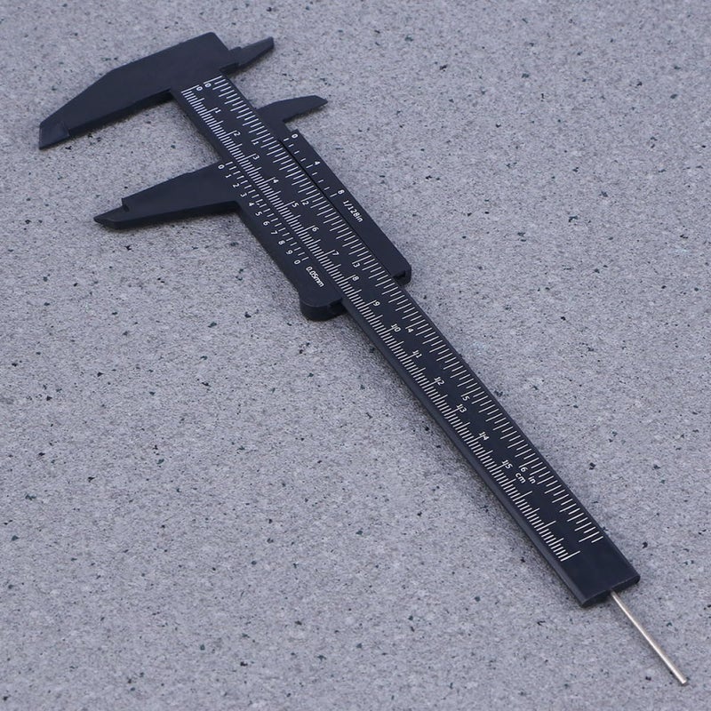 150mm Plastic Sliding Caliper Dual Scale 0 5mm Precision Measuring Tool Industrial Scientific - Image 4