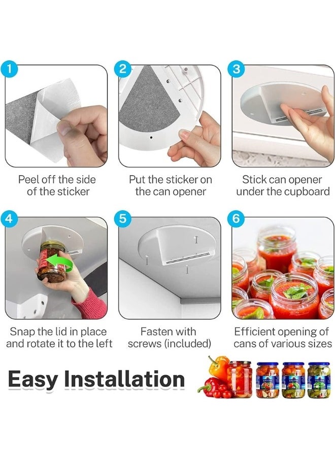 Generic - Under Cabinet Jar Opener Multi-Purpose Under Counter Can Opener - Image 1