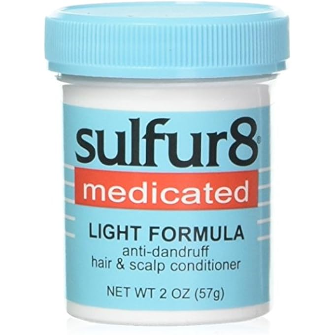 Sulfur 8 MEDICATED LIGHT FORMULA ANTI-DANDRUFF HAIR & SCALP CONDITIONER, 2 OUNCE - Image 1