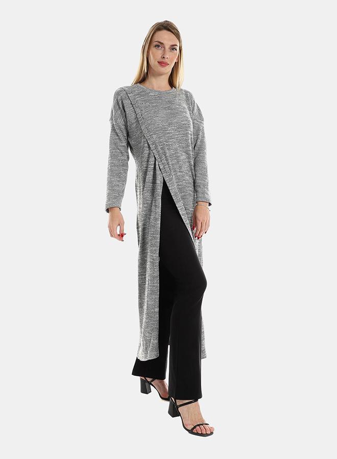 kady Jamila Women Long Sleeves Tunic With Decorated Sided Buttons, ,shane-XXL - Image 2