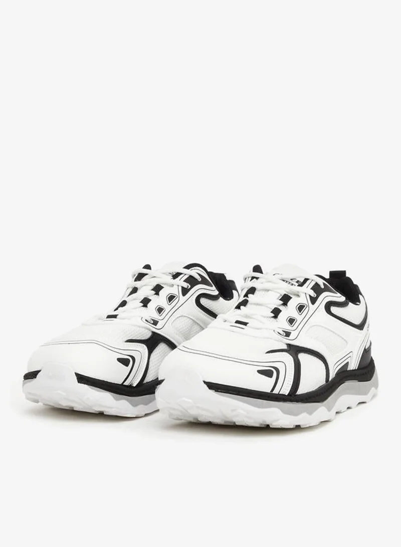 Styli Active Color Block Lace Up Sneakers