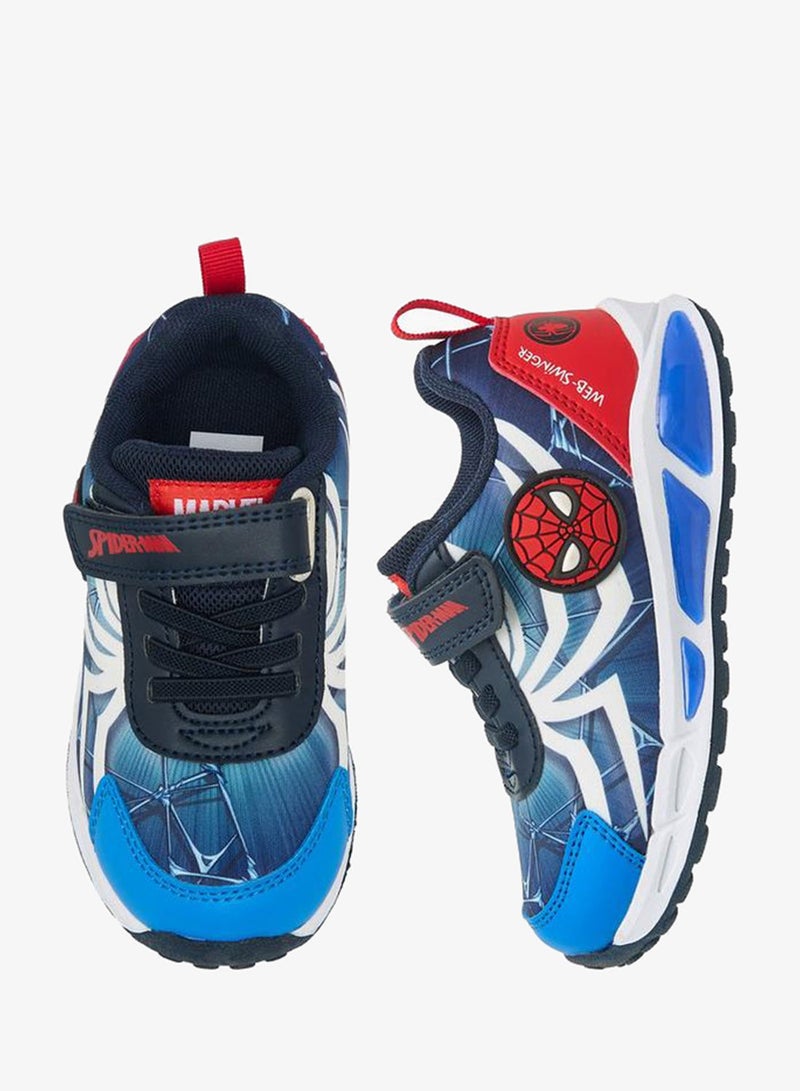 MARVEL Boys Spider-Man Print Hook & Loop Sneakers - Image 3