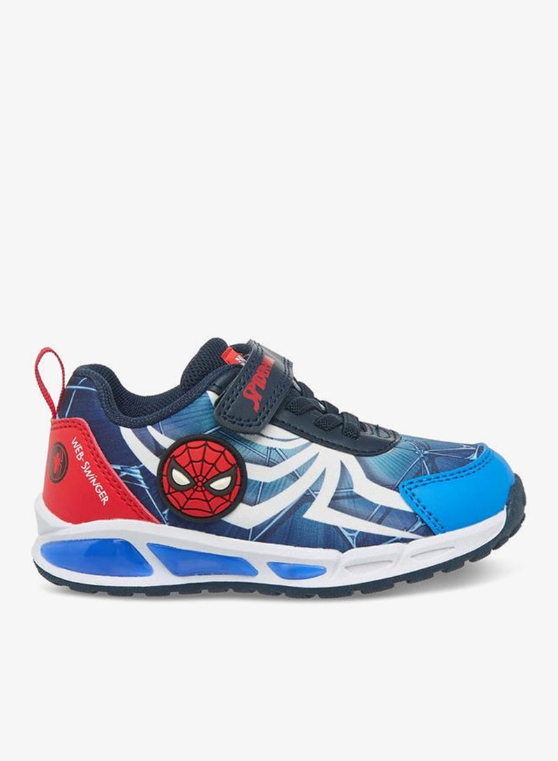 MARVEL Boys Spider-Man Print Hook & Loop Sneakers - Image 1