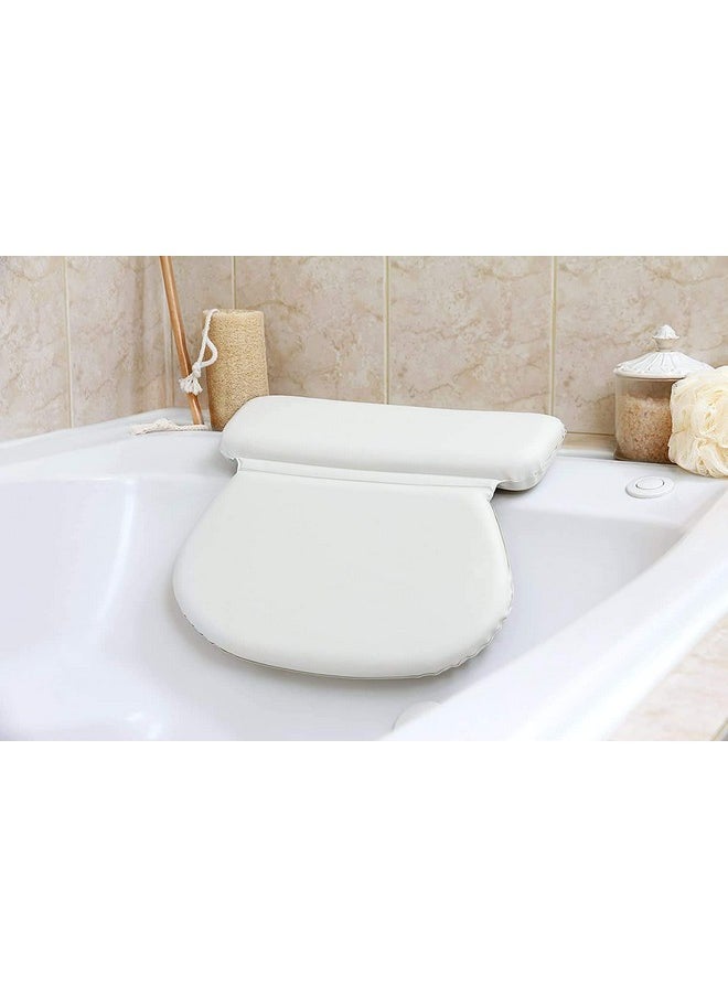 Epica - Bath Pillow | Luxury Bathroom Accessories For Women & Men Bathtub Decor Bath Essentials | Nonslip Waterproof Pillow With Strong Suction Cups Hot Tub Neck Support Bathtub Spa Pillow Oval - Image 1