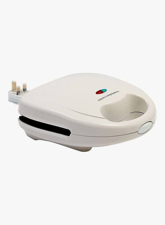 هيتاشي ماكينة صنع السندويشات بقوة 700 وات Hs-702 أبيض - Image 2