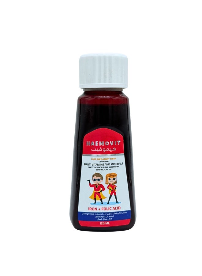Science Experts Company Haemovit Hemovit Iron and Multivitamin Syrup 125 ml - Image 3