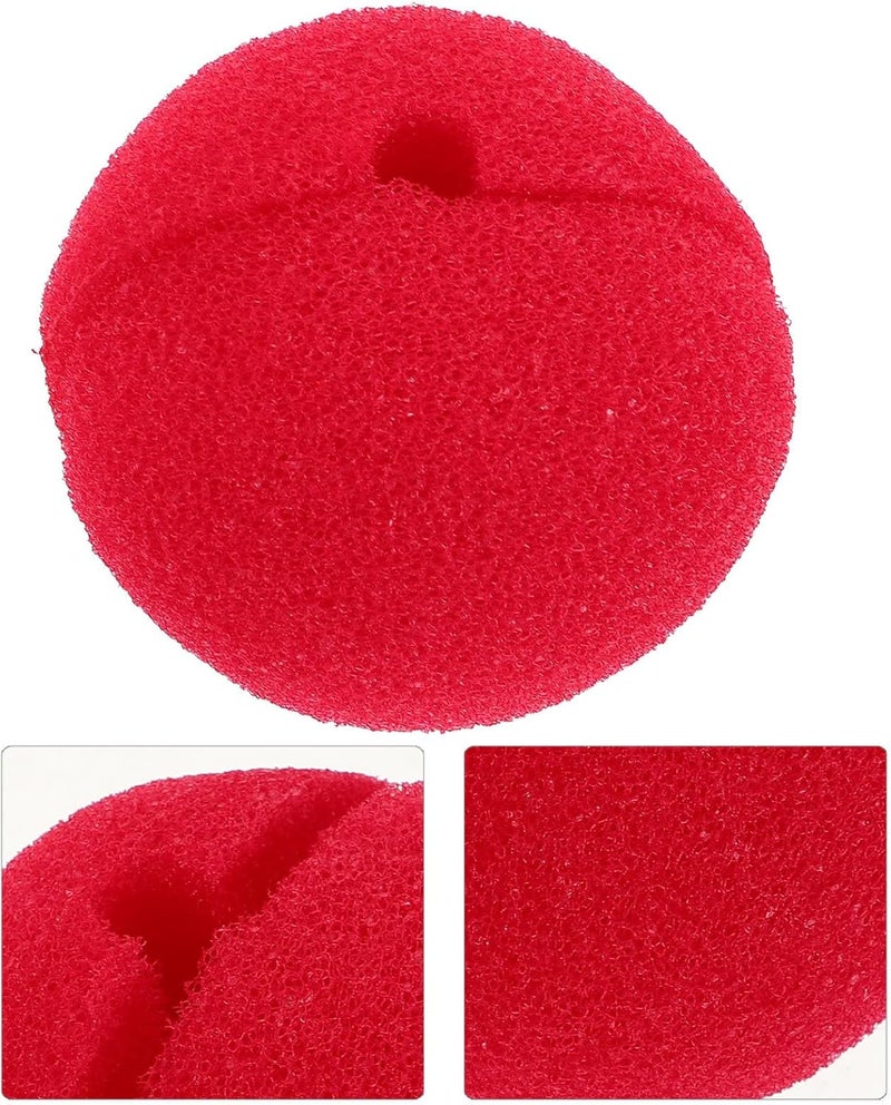 Tinksky أنف مهرج أحمر من تينكسيكسي - إكسسوار زي للمهرج لحفلات الهالوين وعيد الميلاد وكرنفالات وديكورات حفلات السيرك - Image 3