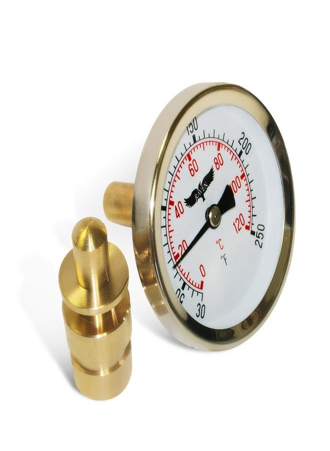 RAVEN R1517-NL in Line Thermometer with Sweat Well RAVEN # LFRAVWHTC - Image 1
