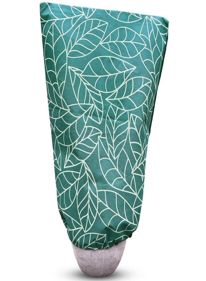 UB-STORE Plant Covers Freeze Protection 24"x32" in 4 Pack | Green Winter Frost Blankets for Outdoor Plants | Reusable Garden Cover Bags with Zipper Drawstring | Cold Weather Shrub Protection Cloth - Image 1