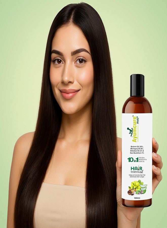 أيومكيور ١٪ زيت نبق البحر، ٢٠٪ زيت براهمي، ٨٪ زيت برينجراج، ٢٪ زيت شيكاكاي للشعر | ١٠٠ مل | يقوي الشعر، ويتحكم في تساقطه، ويحفز نموه طبيعياً | للرجال والنساء - Image 2