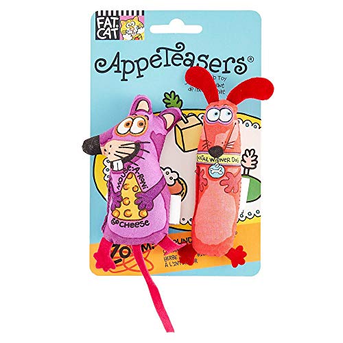 Doskocil Bamboo Pet CAM650027 2Pack Fat Cat Appeteasers Catnip Cat Toy - Image 1