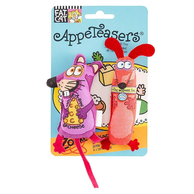 Doskocil Bamboo Pet CAM650027 2Pack Fat Cat Appeteasers Catnip Cat Toy - Image 2