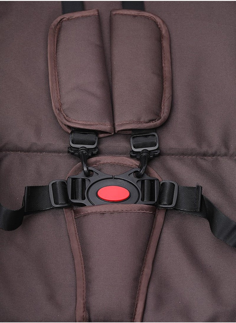 belecoo - 3 In 1 Pram Stroller With Car Seat Travel System - Khaki - Image 1