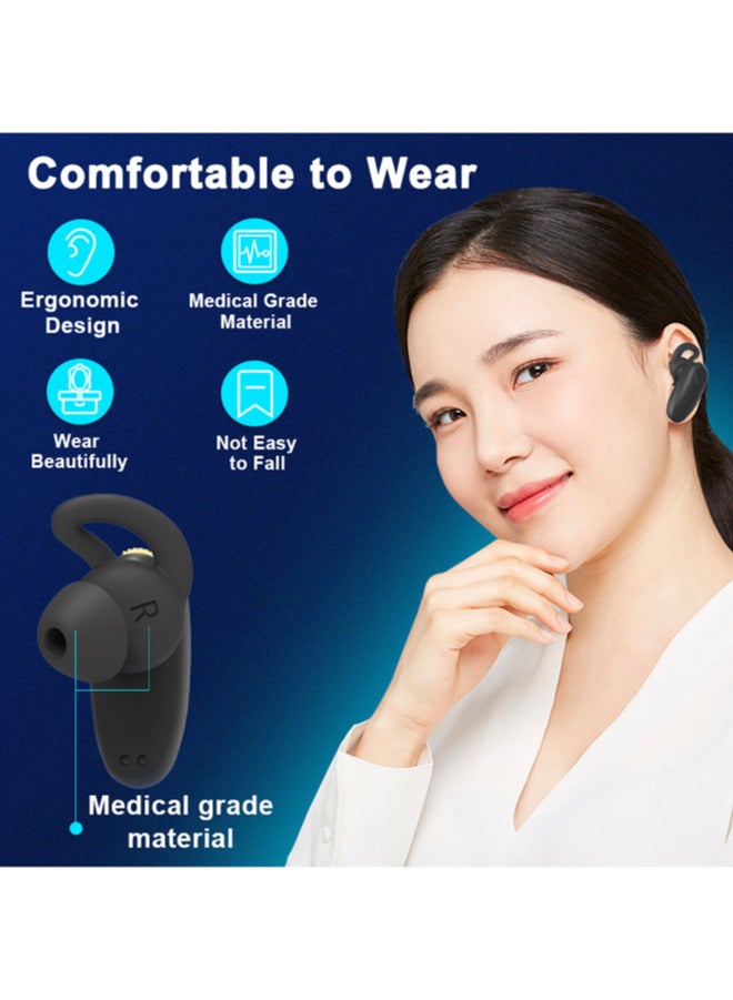 Chixing Hearing Aid, Rechargeable Hearing Aid for Seniors, 16-Channel Digital Noise Reduction, 2-in-1 Power Charging Case with LED Flashlight, 4 Listening Modes - Image 2