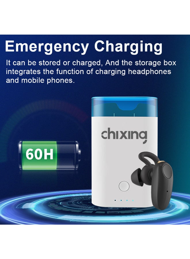 Chixing Hearing Aid, Rechargeable Hearing Aid for Seniors, 16-Channel Digital Noise Reduction, 2-in-1 Power Charging Case with LED Flashlight, 4 Listening Modes - Image 5