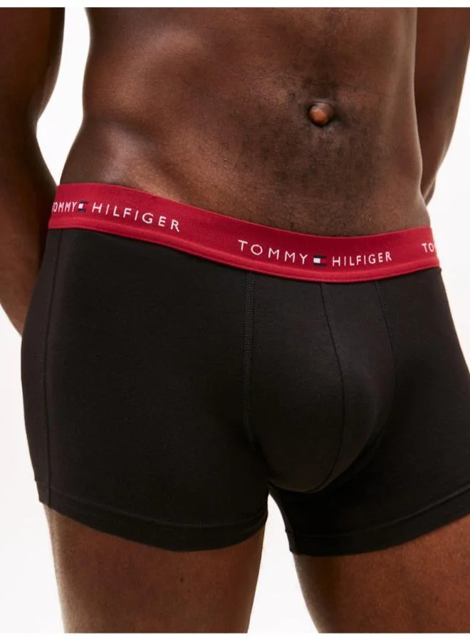 TOMMY HILFIGER 3-Pack Signature Repeat Logo Waistband Trunks