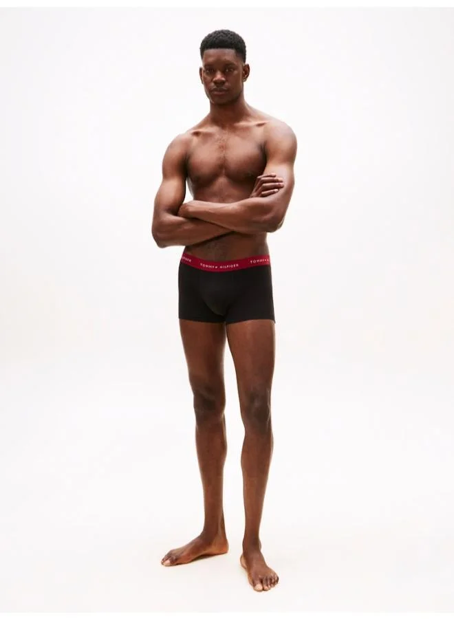 TOMMY HILFIGER 3-Pack Signature Repeat Logo Waistband Trunks