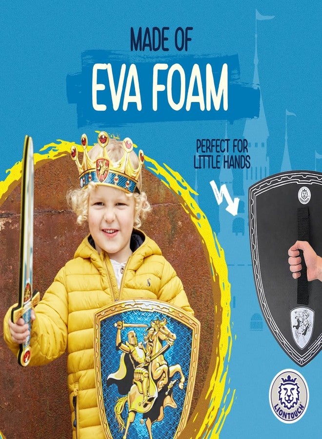 Liontouch - Knight Foam Shield for Boys - 3-6 Years | Pretend Play Toy for Kids & Toddlers with Medieval Horseback Riding Knight Theme | Safe Battle Accessory for Dress Up, Cosplay & Costumes - Image 3