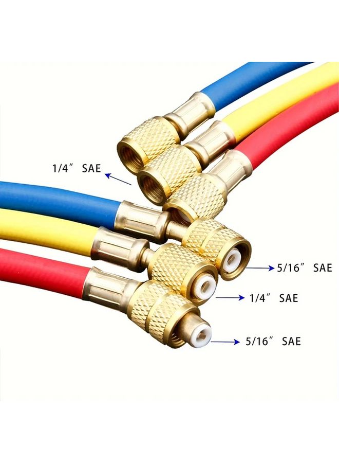 R410A Air Conditioner Hose 1 2M 47inch High Pressure 4000psi - Image 3