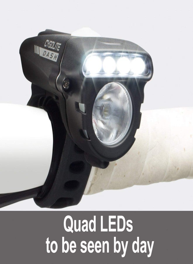 Cygolite Dash 520 Lumen Headlight & Hotshot Micro 30 Taillight - for Night & Day Use- Compact & Sleek- IP64 Water Resistant- Flexible Mounts- USB Bicycle Light Set - Image 2